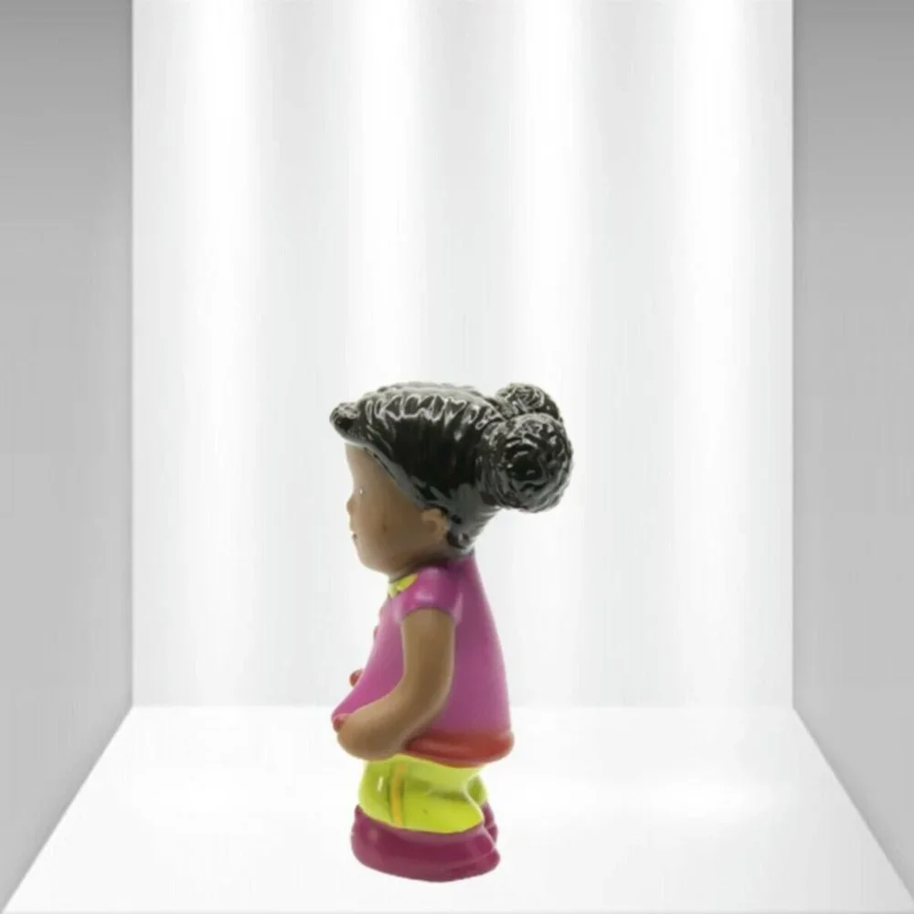 Vintage Little Girl Figurine Colorful Toy